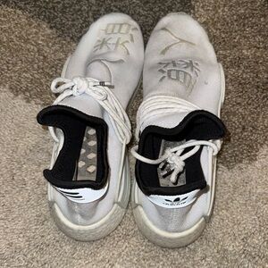 Adidas Kids White and Black Sneakers